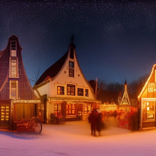 23910-1148469355-19th century dutch christmas village, night sky with stars, panoramic view, ultra-realistic photography, 50mm, sharp.webp